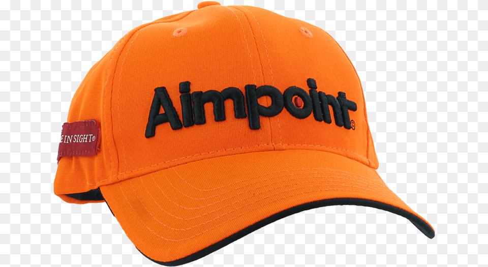 Aimpoint Hunting Cap Color Aimpoint Orange Belt, Baseball Cap, Clothing, Hat, Helmet Png