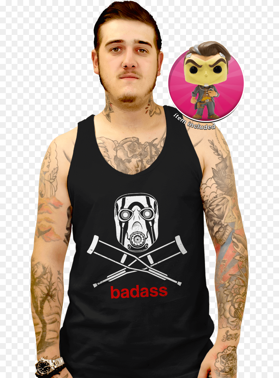 Ain T He Handsome Bundle Tattoo, T-shirt, Clothing, Skin, Person Png Image