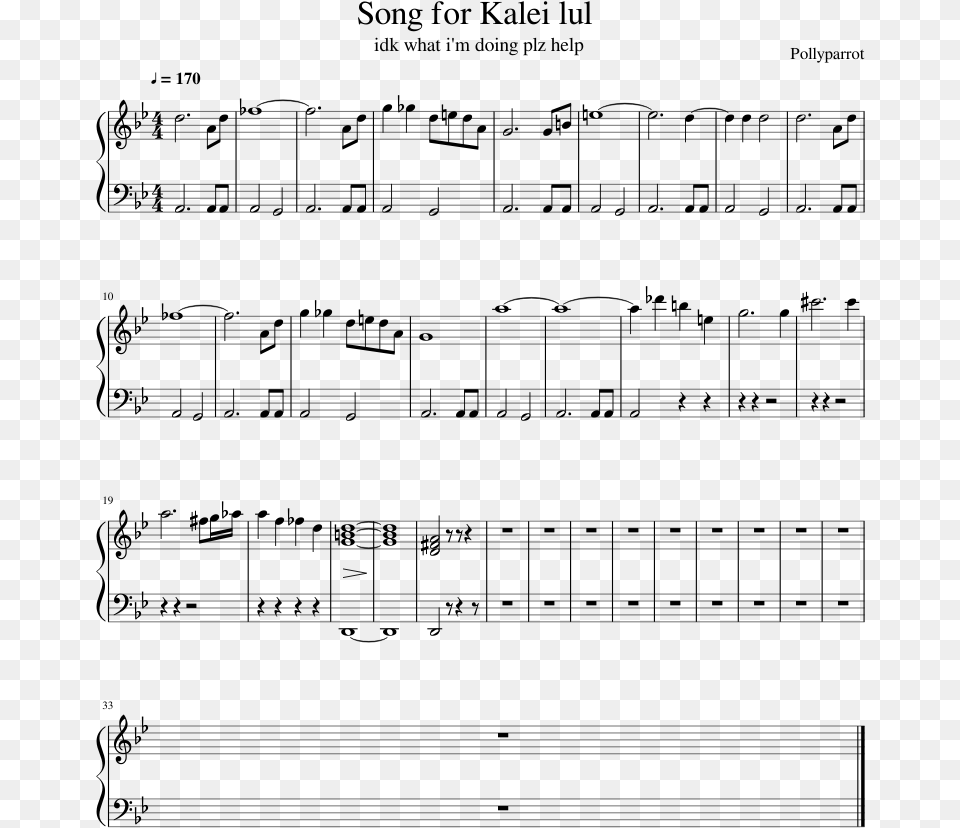 Ain T Misbehavin Piano Sheet, Gray Free Png