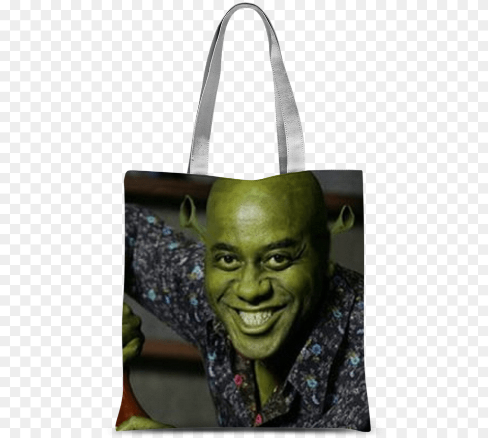 Ainsley Harriott As Shrek Classic Sublimation Tote Shrek Ainsley Harriott, Accessories, Purse, Bag, Handbag Free Png