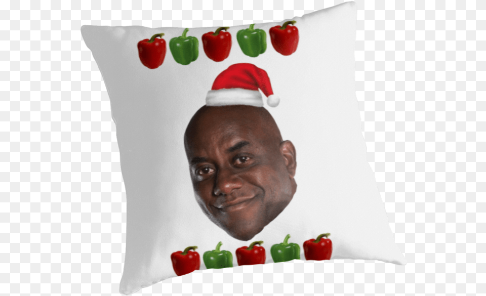 Ainsley Harriott Christmas Jumper Cushion, Home Decor, Adult, Person, Man Png Image
