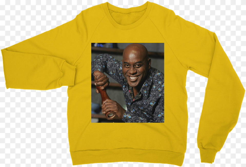 Ainsley Harriott Classic Adult Sweatshirt Reptile, T-shirt, Sleeve, Clothing, Long Sleeve Free Png Download