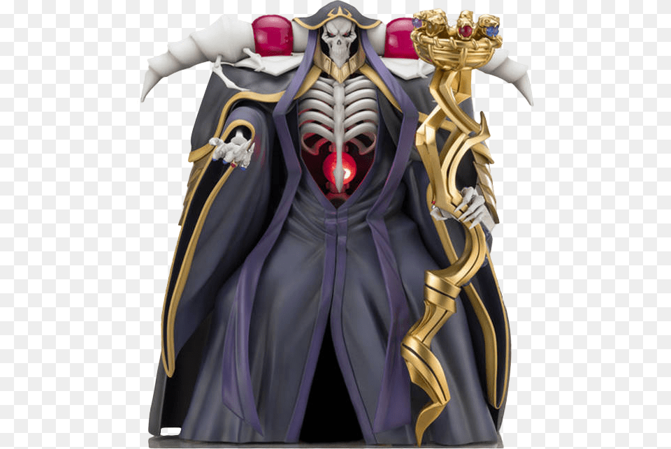 Ainz Ooal Gown 17th Scale Statue Ainz Ooal Gown Figure, Cape, Clothing, Costume, Person Free Transparent Png