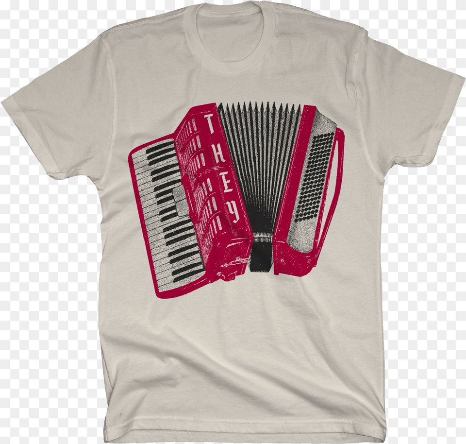 Air Accordion On Natural T Shirt They Might Be Giants Accordion Shirt, Clothing, T-shirt, Musical Instrument Png Image