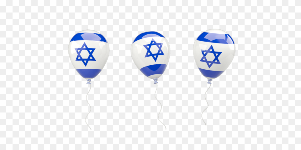 Air Balloons Illustration Of Flag Of Israel, Balloon, Aircraft, Transportation, Vehicle Png Image