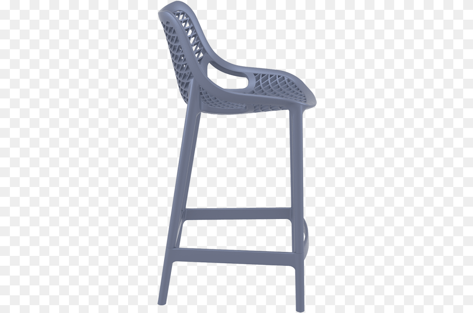Air Barstool Commercial Furniture For Cafe And Restaurant Bar Stool Side View, Chair, Crib, Infant Bed Free Png Download