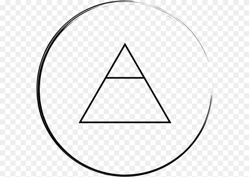 Air Black Border Circle, Triangle Free Transparent Png