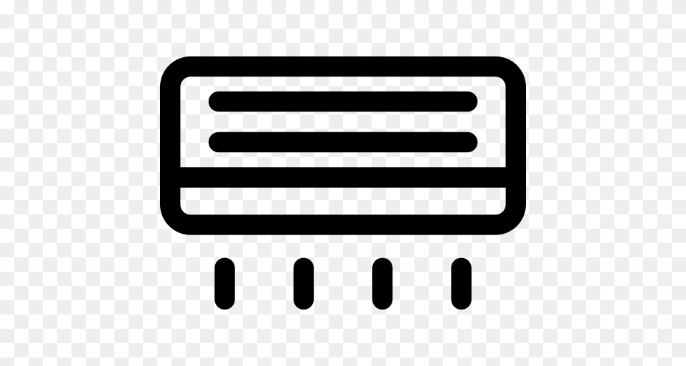 Air Conditioner Icon, Gray Free Png Download