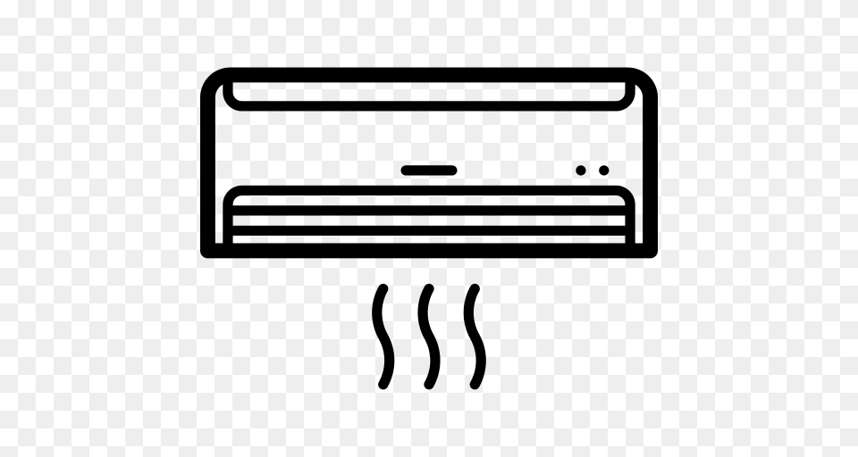Air Conditioner Icon, Gray Png Image