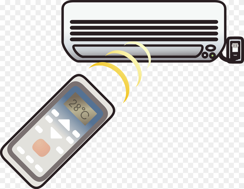 Air Conditioning Clipart, Air Conditioner, Appliance, Device, Electrical Device Png Image