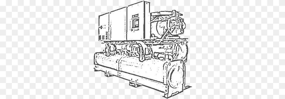 Air Cooled Chiller Rental In Ct Horizontal, Machine, Motor, Engine Free Png Download