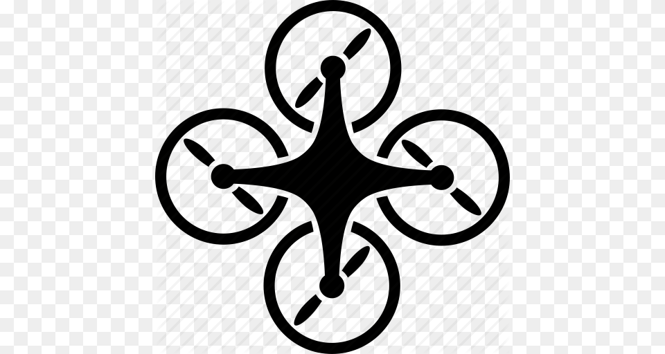 Air Drones Flying Drone Nanocopter Quad Copter Quadcopter, Cross, Symbol Free Png