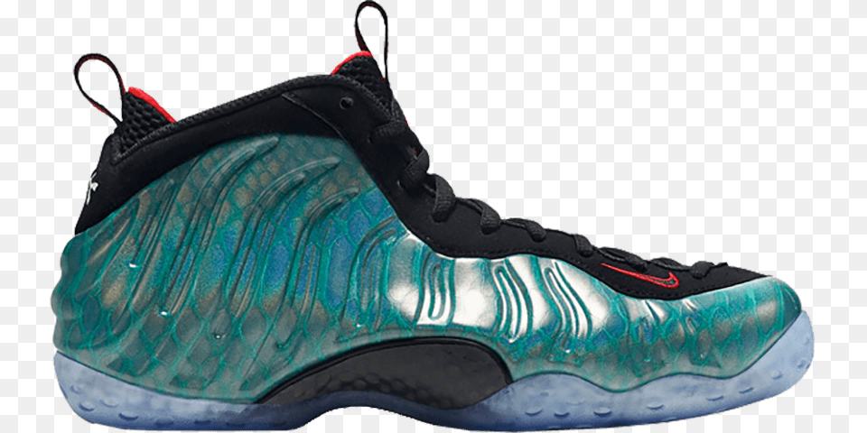 Air Foamposite One Prm 39gone Fishing39 Band New Nike Air Foamposite One Gone Fishing Dark, Clothing, Foam, Footwear, Shoe Free Png