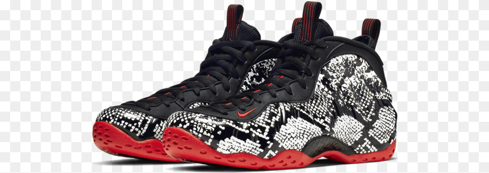 Air Foamposite One Snakeskin, Clothing, Footwear, Shoe, Sneaker Free Transparent Png