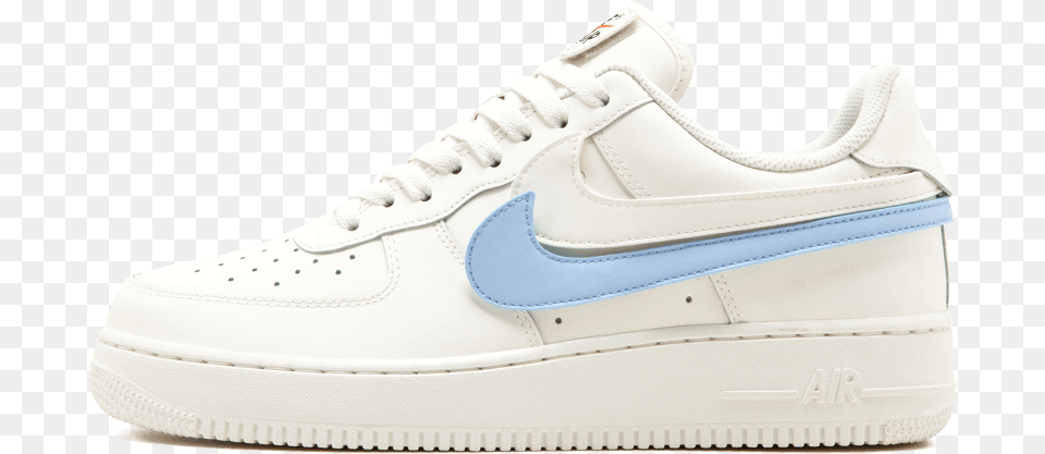 Air Force 1 Swoosh Pack All Star White 2018 White Air Force 1, Clothing, Footwear, Shoe, Sneaker Png Image