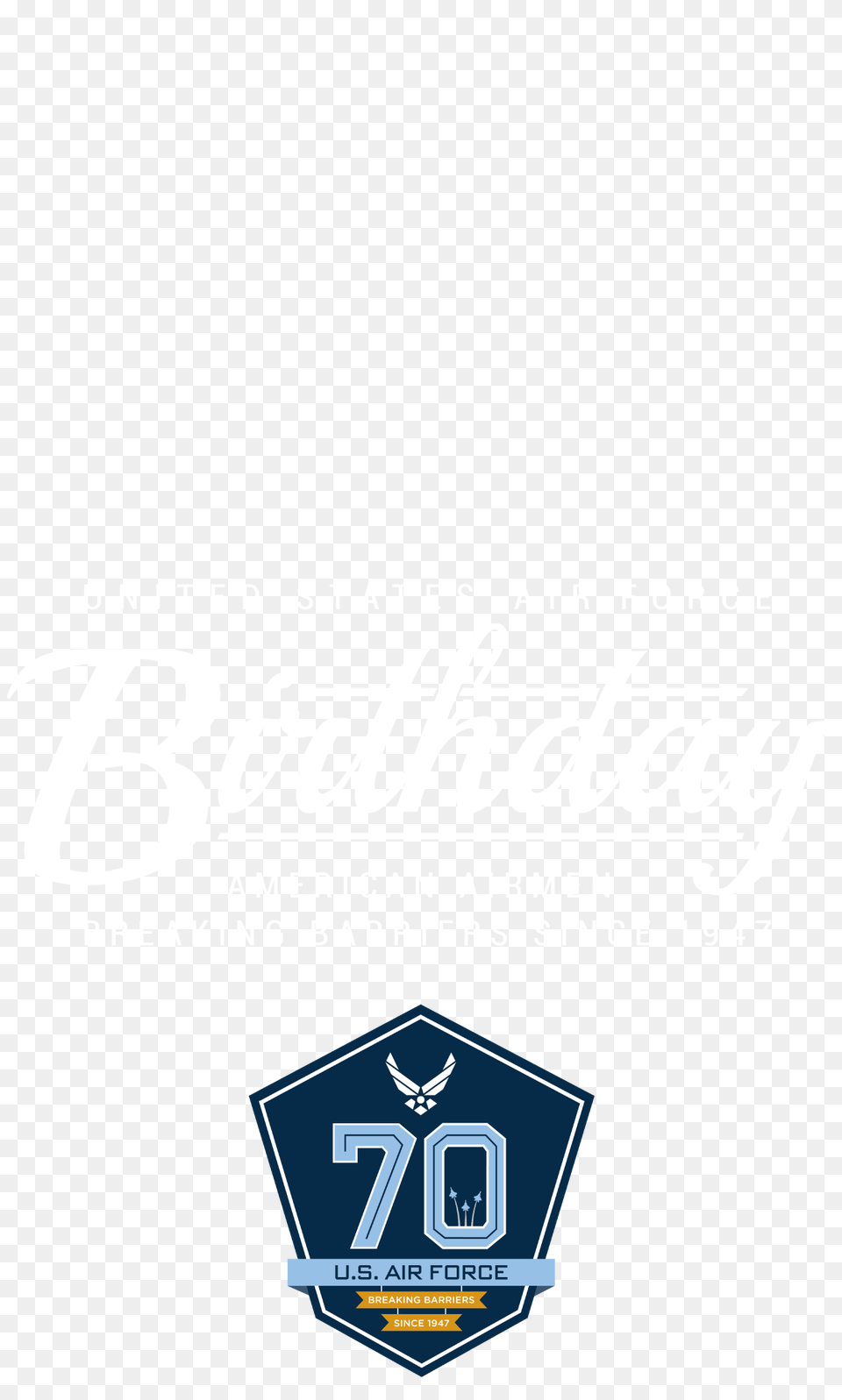 Air Force Birthday, Logo, Advertisement, Poster Free Transparent Png