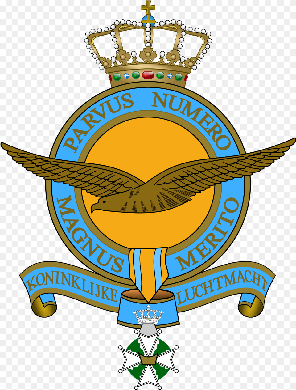 Air Force Clipart Powerpoint Royal Netherlands Air Force, Badge, Logo, Symbol, Emblem Png