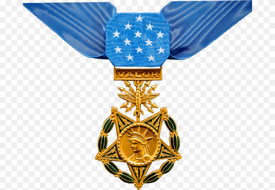 Air Force Medal Of Honor, Gold, Person, Face, Head Free Png Download
