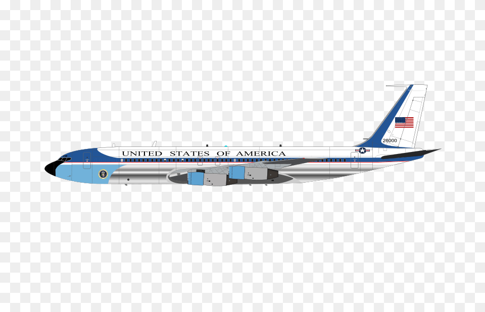 Air Force One, Aircraft, Airliner, Airplane, Transportation Free Png