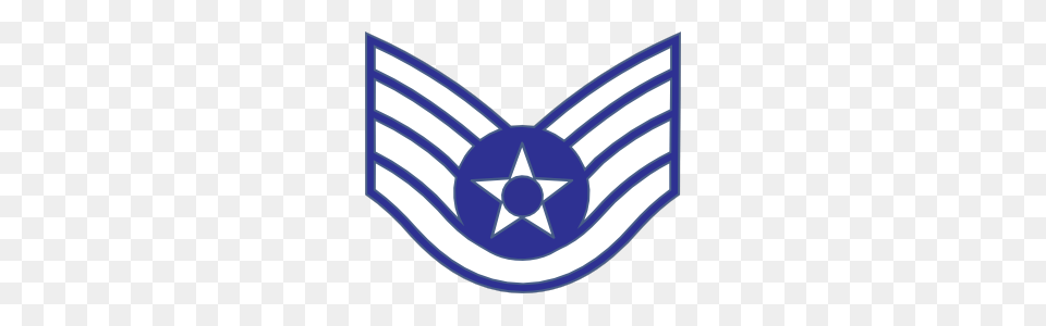 Air Force Rank E Staff Sergeant Sticker, Symbol, Logo, Emblem Free Png
