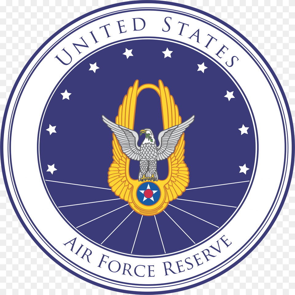 Air Force Reserve Command Seal United States Air Force Reserve Logo, Emblem, Symbol, Animal, Bird Free Png