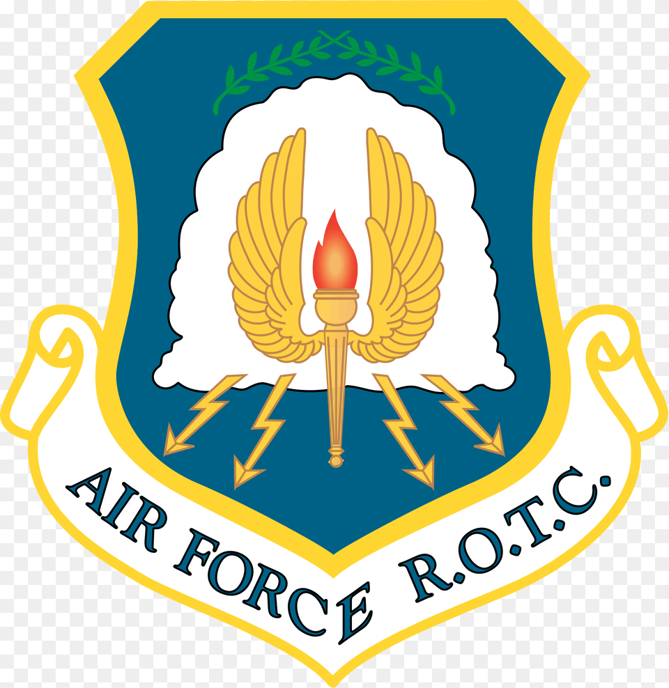 Air Force Rotc Shield, Emblem, Symbol, Logo Free Png