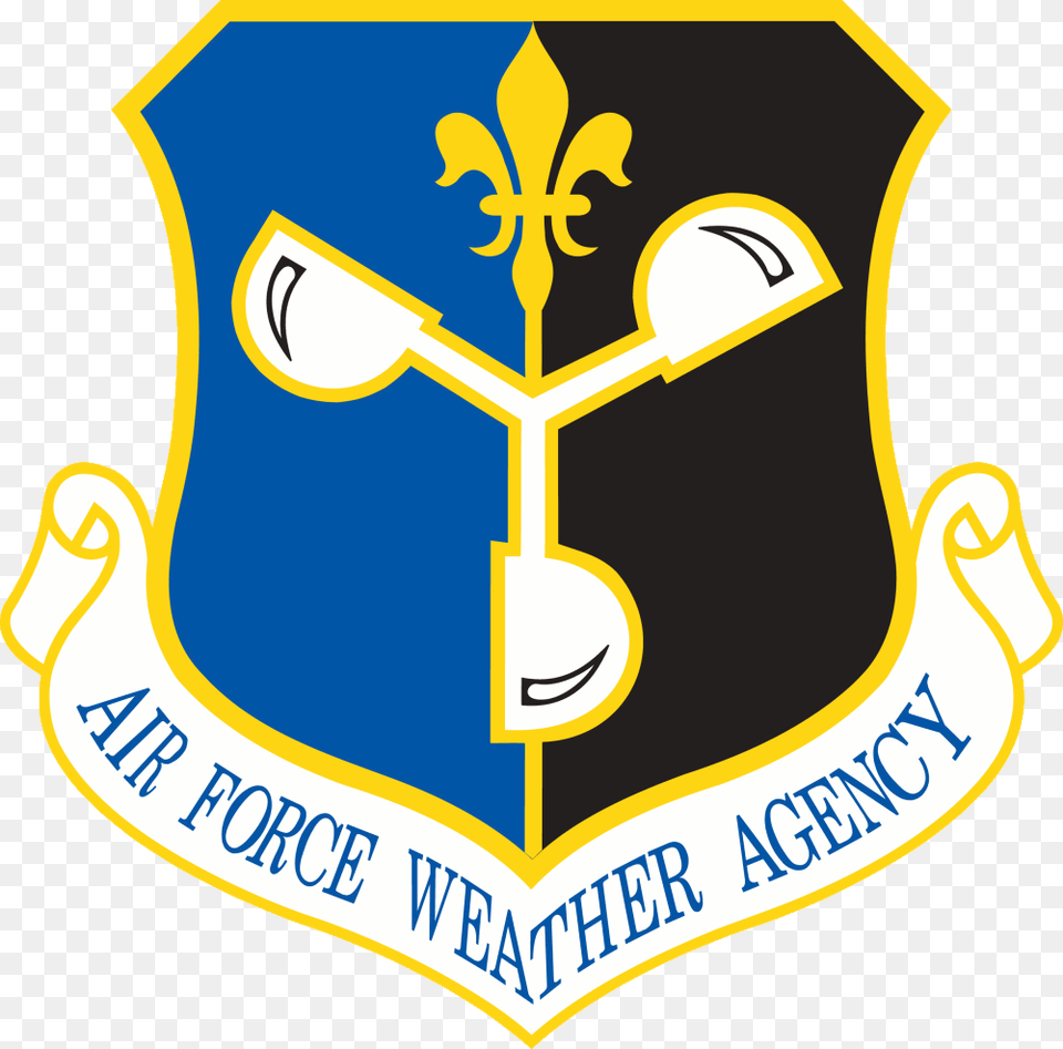 Air Force Weather Agency Air Force Intelligence Logo, Emblem, Symbol, Dynamite, Weapon Png