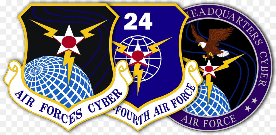 Air Forces Cyber, Emblem, Symbol, Logo, Animal Png Image