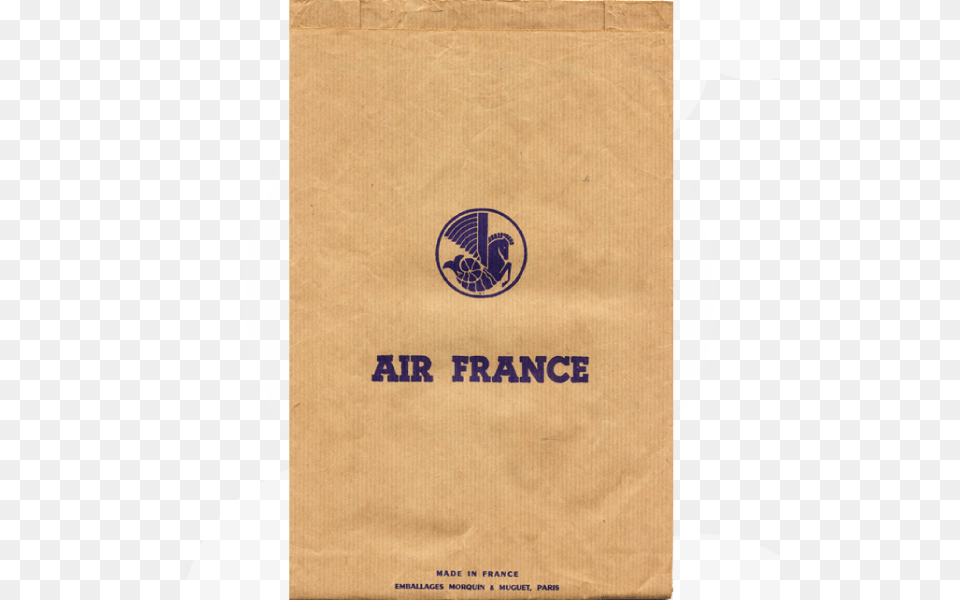 Air France Airsickness Bag Paper Bag, Box, Cardboard, Carton, Book Free Png Download