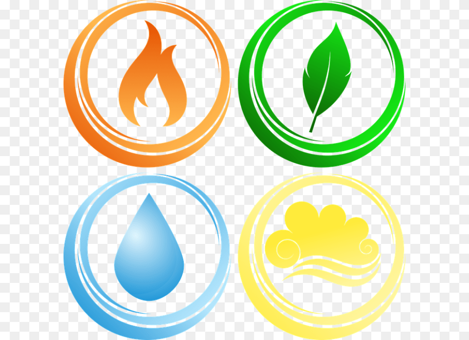 Air Graphic Four Elements Clipart, Leaf, Logo, Plant, Light Free Png Download