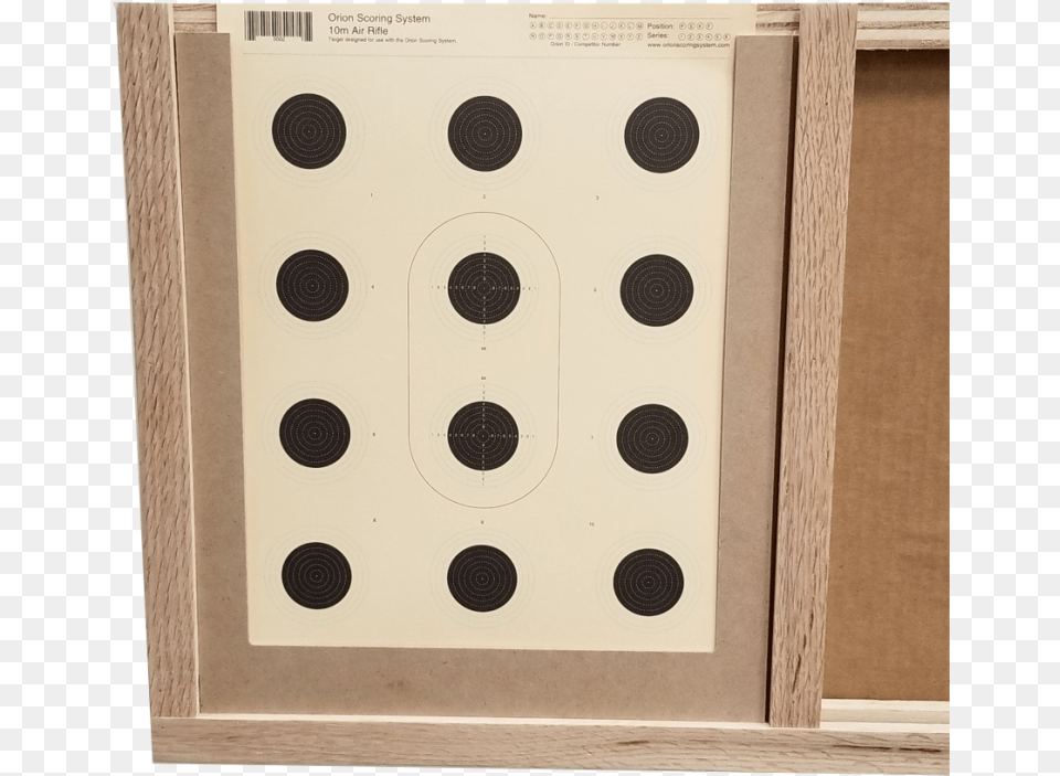 Air Gun Range Orion Target Insert Plywood, Game, Domino Free Transparent Png