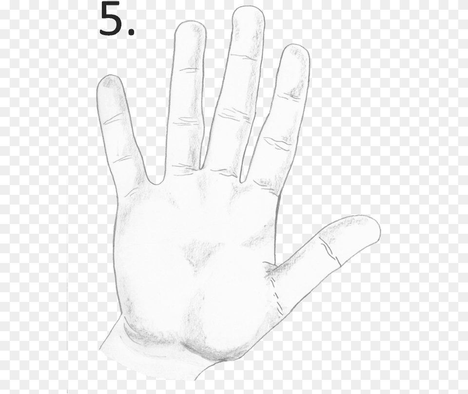 Air Hand Shape Mime Black Background, Clothing, Glove, Body Part, Finger Free Png Download