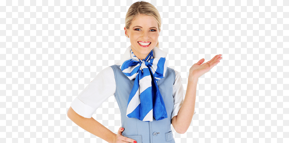 Air Hostess High Quality Air Hostess Images, Accessories, Tie, Formal Wear, Blouse Png Image