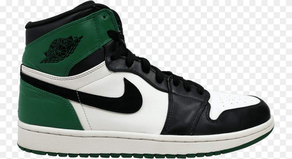 Air Jordan 1 Retro High 39boston Celtics39 Top 3 Jordan, Clothing, Footwear, Shoe, Sneaker Png Image