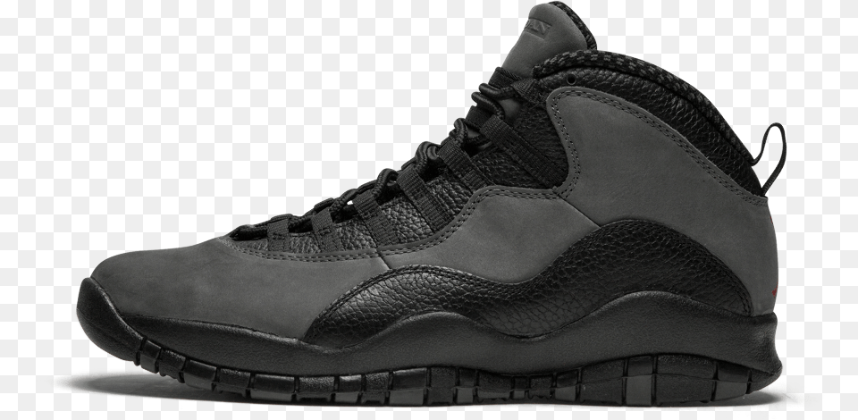 Air Jordan 10 Retro Jordan Retro 10 Black, Clothing, Footwear, Shoe, Sneaker Free Png Download