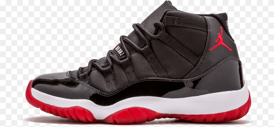 Air Jordan 11 Clipart Stock Jordan Bred, Clothing, Footwear, Shoe, Sneaker Free Png Download