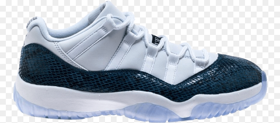 Air Jordan 11 Low Blue Snakeskin 2019 Hall Of Sneakz, Clothing, Footwear, Shoe, Sneaker Free Png