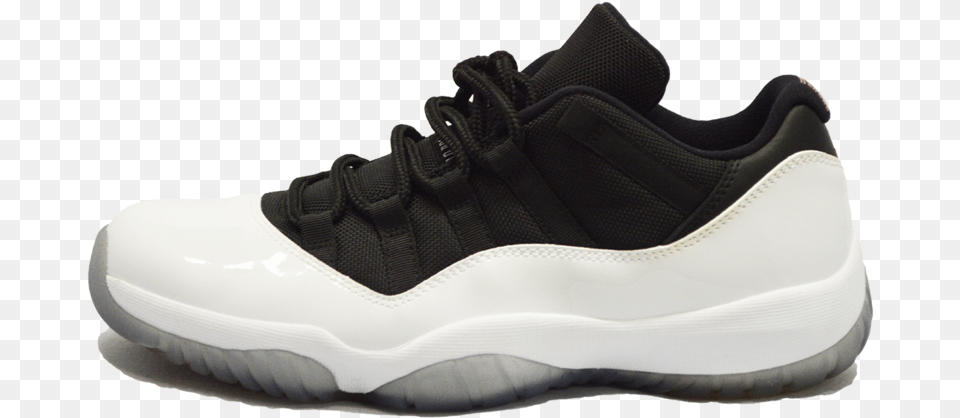 Air Jordan 11 Low White And Black, Clothing, Footwear, Shoe, Sneaker Free Png Download