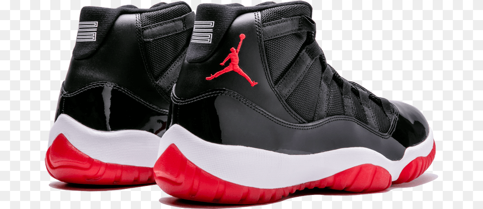 Air Jordan 11 Retro Bred Jordans Foot Locker Shoes, Clothing, Footwear, Shoe, Sneaker Free Png