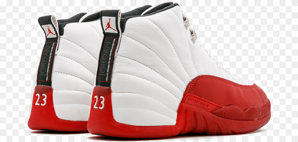 Air Jordan 12 Cherry Cherry Red, Clothing, Footwear, Shoe, Sneaker Png