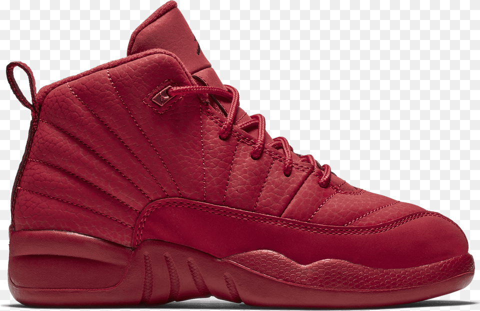 Air Jordan 12 Retro Boys Jordan Retro 12 Red, Clothing, Footwear, Shoe, Sneaker Free Png