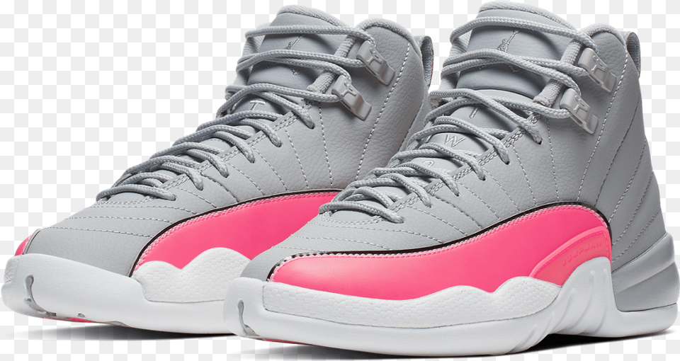 Air Jordan 12 Retro Racer Pink Racer Pink Jordan, Clothing, Footwear, Shoe, Sneaker Free Png Download