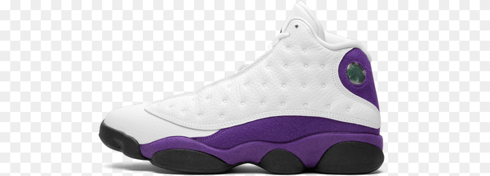 Air Jordan 13 Lakers Sneakers, Clothing, Footwear, Shoe, Sneaker Free Png Download