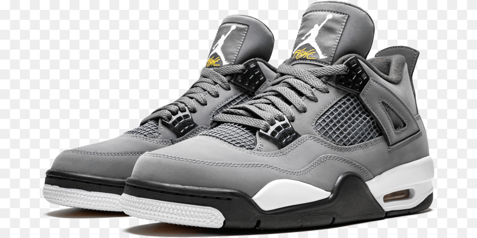 Air Jordan 4 Cool Grey Air Jordan 4 Retro Cool Grey 2019, Clothing, Footwear, Shoe, Sneaker Free Transparent Png