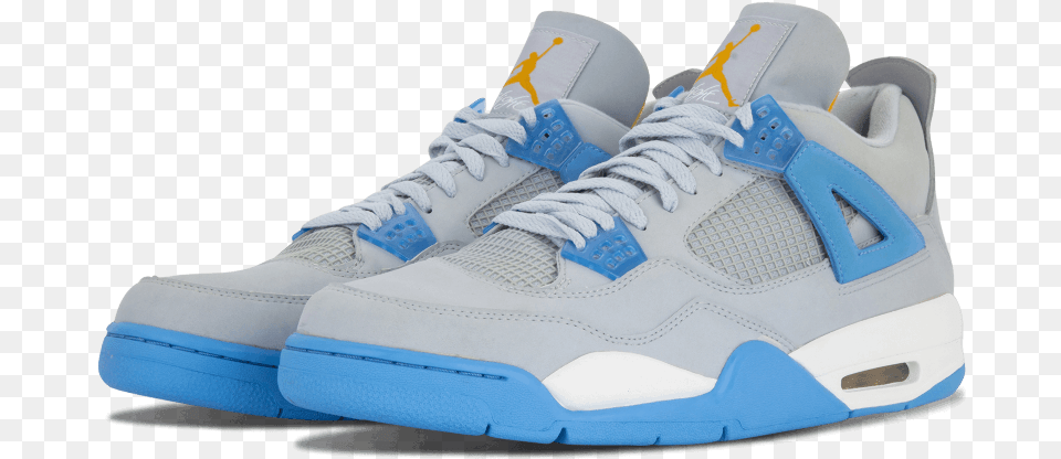 Air Jordan 4 Mist Blue, Clothing, Footwear, Shoe, Sneaker Png Image