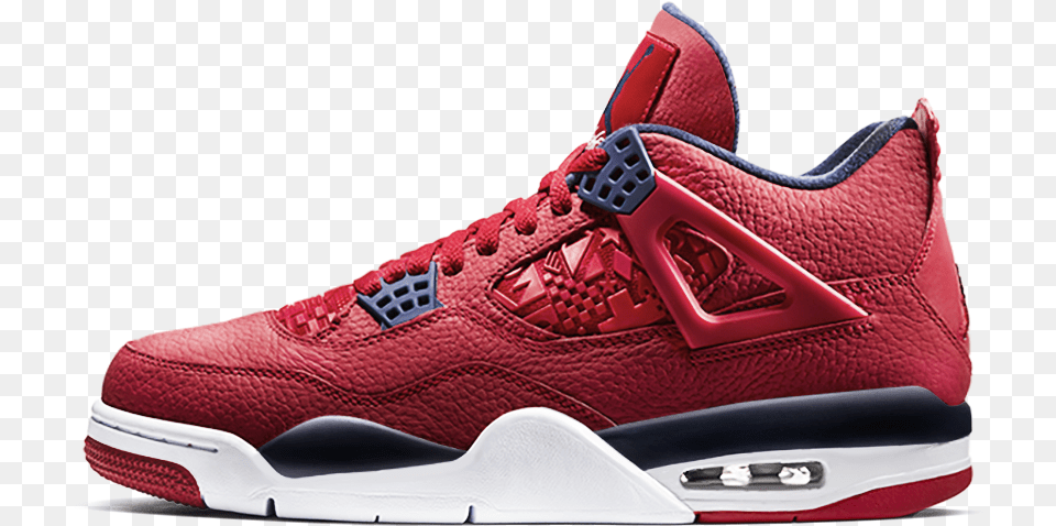 Air Jordan 4 Retro Fiba, Clothing, Footwear, Shoe, Sneaker Free Png Download