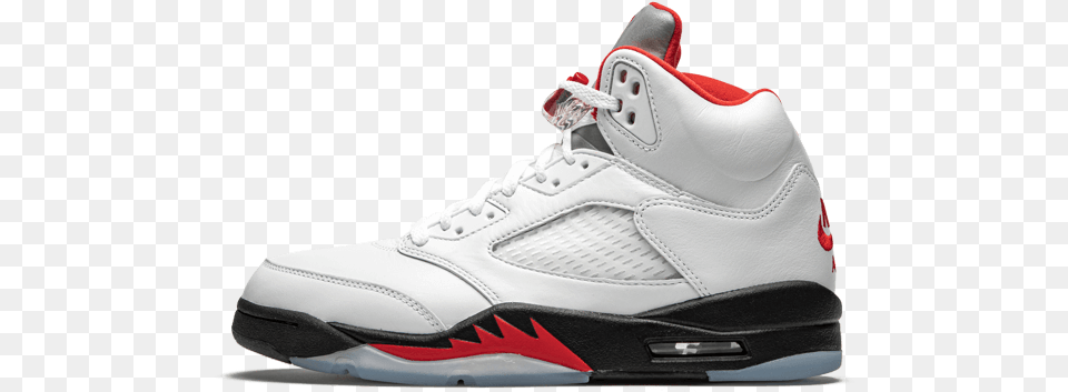Air Jordan 5 Fire Red Air Jordan 5, Clothing, Footwear, Shoe, Sneaker Free Png