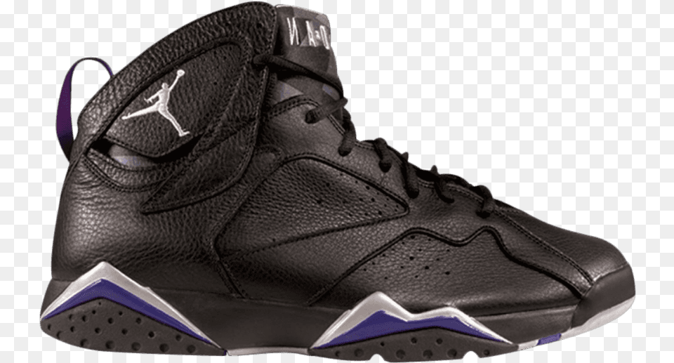Air Jordan 7 Retro Ray Allen Bucks Away Basketball Shoe, Clothing, Footwear, Sneaker, Running Shoe Png Image