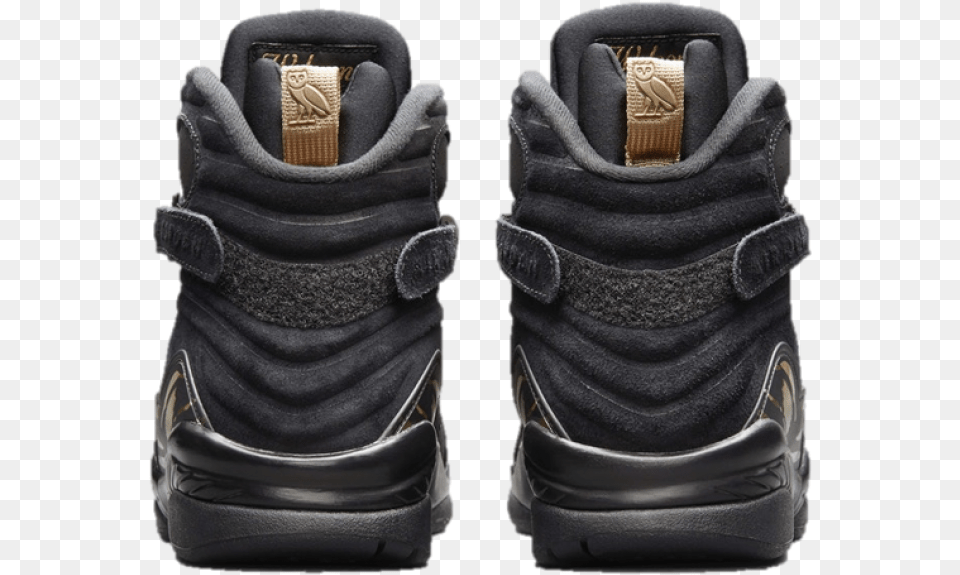 Air Jordan 8 Ovo Black Air Jordan 8 Retro Ovo Mens, Clothing, Footwear, Glove, Shoe Png