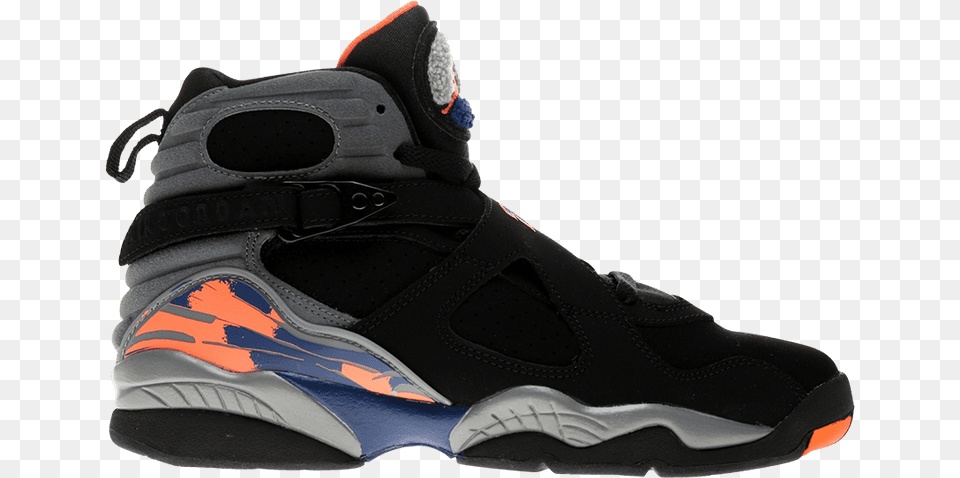 Air Jordan 8 Retro Gs 39phoenix Suns39 Basketball Shoe, Clothing, Footwear, Sneaker, Running Shoe Free Png Download
